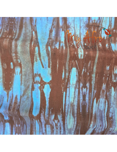Foulard headwrap africain en batik pour attachés foulards / mare tèt