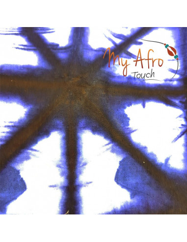 Foulard headwrap africain en batik pour attachés foulards / mare tèt