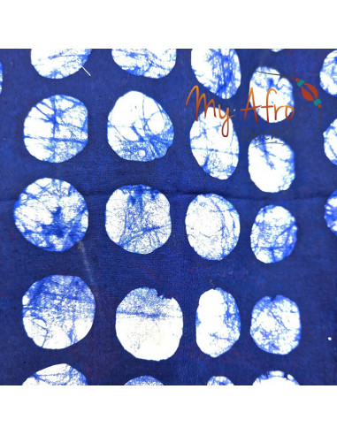Foulard headwrap africain en batik pour attachés foulards / mare tèt