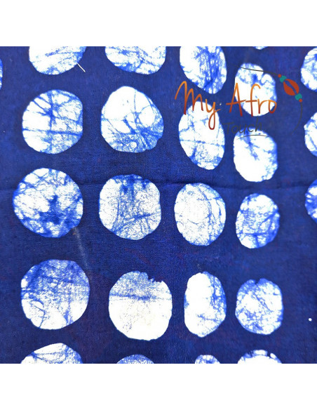 Foulard headwrap africain en batik pour attachés foulards / mare tèt