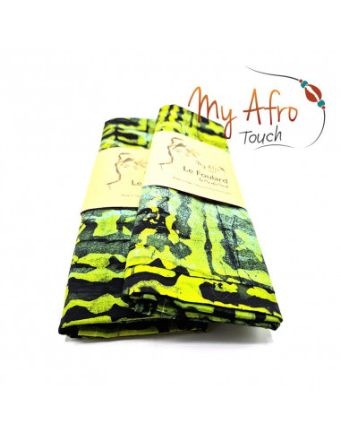Foulard headwrap africain en batik pour attachés foulards / mare tèt