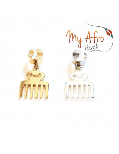 Bijou pour cheveu breloque Adinkra