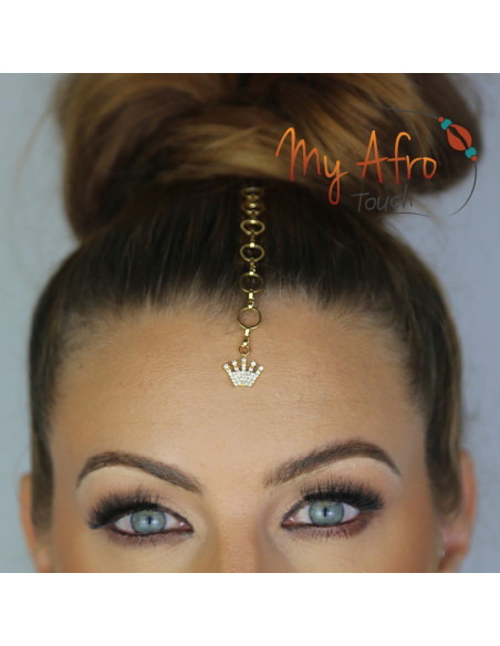 Chaine de front Couronne strass