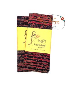Foulard headwrap africain en batik pour attachés foulards / mare tèt