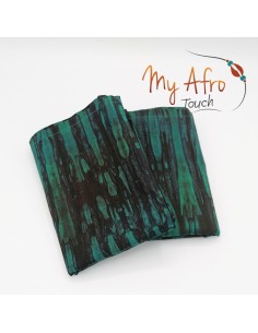 Foulard headwrap africain en batik pour attachés foulards / mare tèt