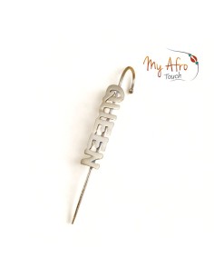 Bijou d’hélix “Queen” en bronze – Bijou d’oreille | My Afro Touch