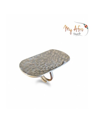 Bague martelée en bronze – Collection Luma | My Afro Touch