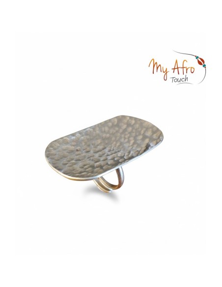 Bague martelée en bronze – Collection Luma | My Afro Touch