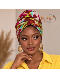 Foulard africain  multicolore | My Afro Touch