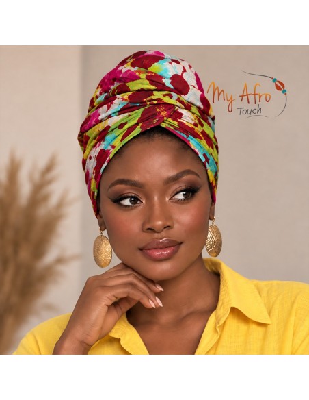 Foulard africain  multicolore | My Afro Touch