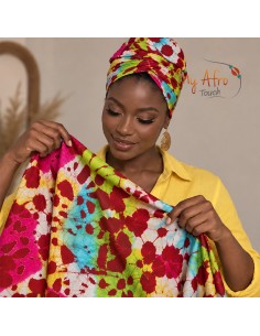 Foulard africain  multicolore | My Afro Touch 2