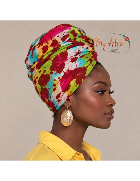 Foulard africain  multicolore | My Afro Touch