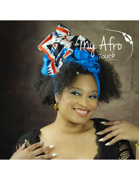 Foulard headwrap africain multicolore pour attachés foulards mare tèt