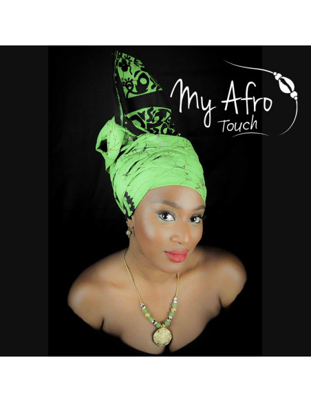 Foulard headwrap africain multicolore pour attachés foulards mare tèt