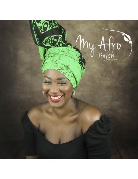 Foulard headwrap africain multicolore pour attachés foulards mare tèt