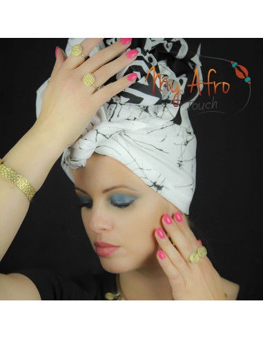 Foulard headwrap africain pour les attachés foulards ou mare tèt
